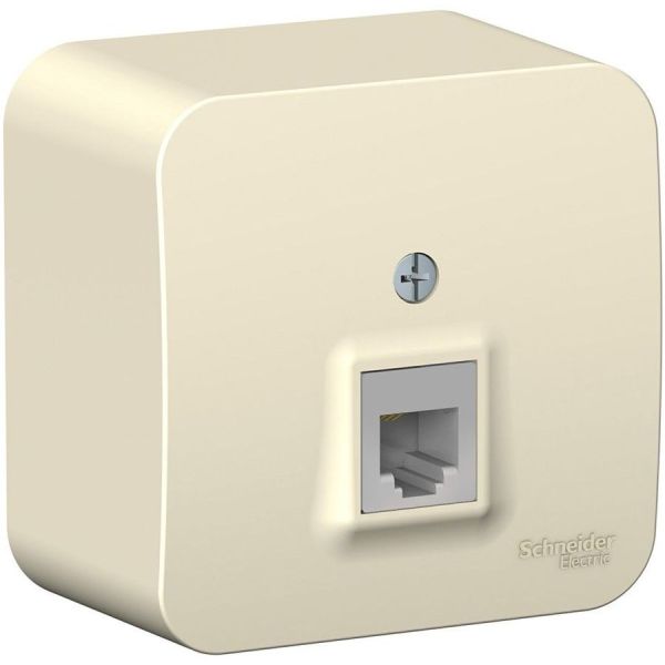 Розетка Schneider Electric BLNIA011002 Blanca молочный