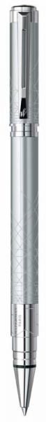 Ручка перьевая WATERMAN Perspective (S0831240) Silver CT (M) чернила: синий нержавеющая сталь