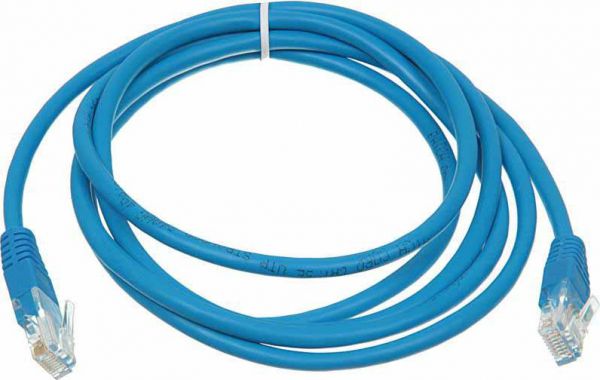 Сетевой кабель Patch cord molded 5E Copper 3m Blue